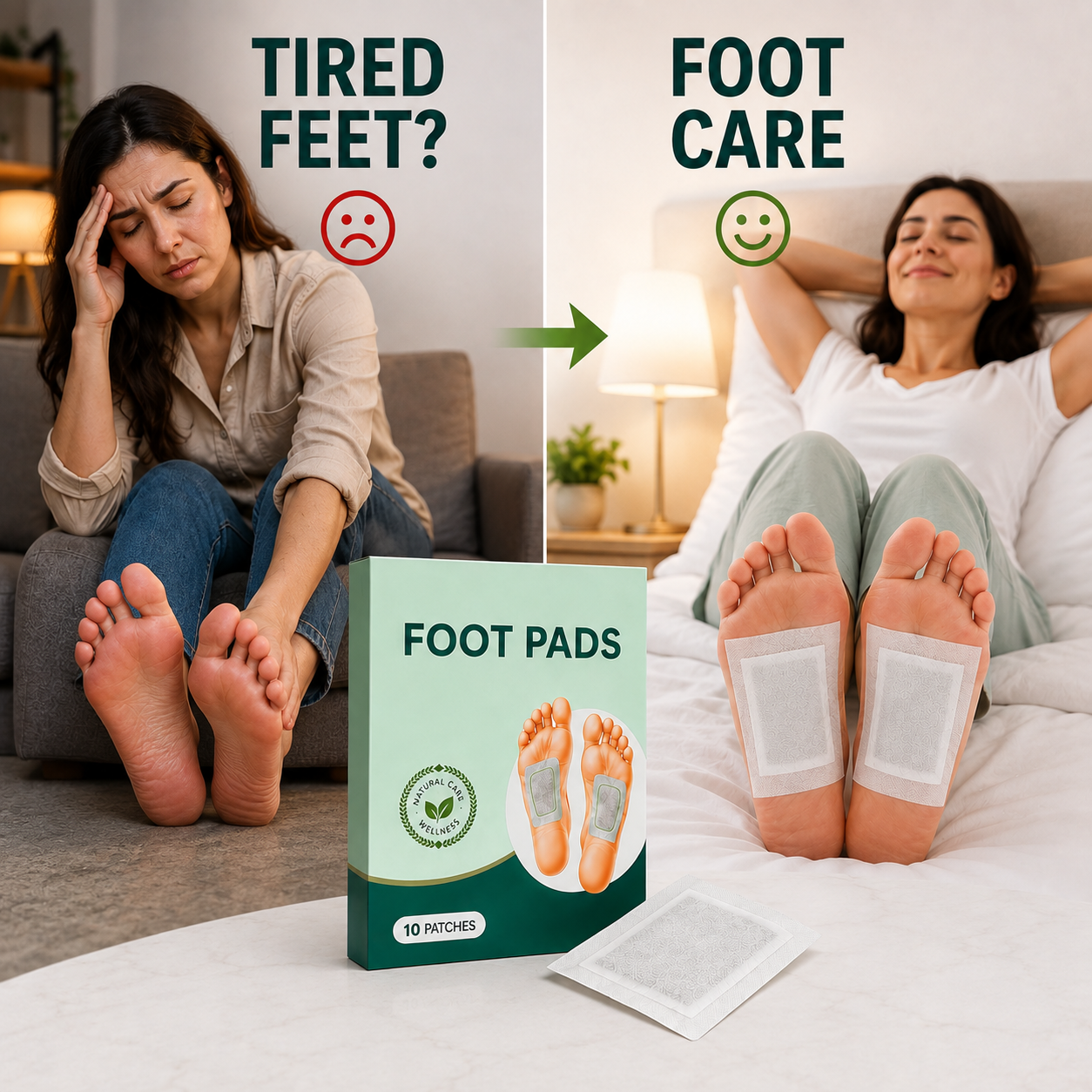 Herbal Foot Pads – Overnight Relaxation & Foot Wellness Care