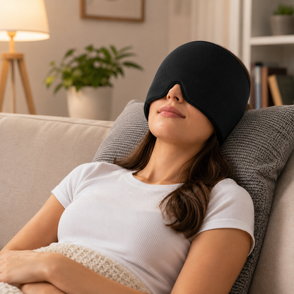 Migraine Relief Cap – Hot & Cold Gel Headache Wrap