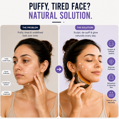 Lymphatic Drainage Face Massage Brush | Sculpt, Lift & Glow