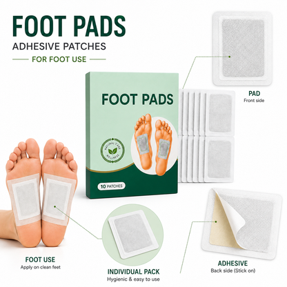 Herbal Foot Pads – Overnight Relaxation & Foot Wellness Care