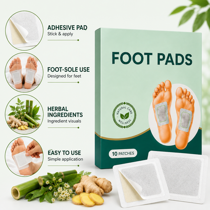 Herbal Foot Pads – Overnight Relaxation & Foot Wellness Care