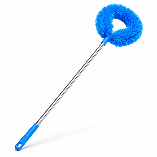 Fan Cleaner Brush with Extendable Long Rod | Microfiber Duster for Ceiling Fans, Blinds & Windows